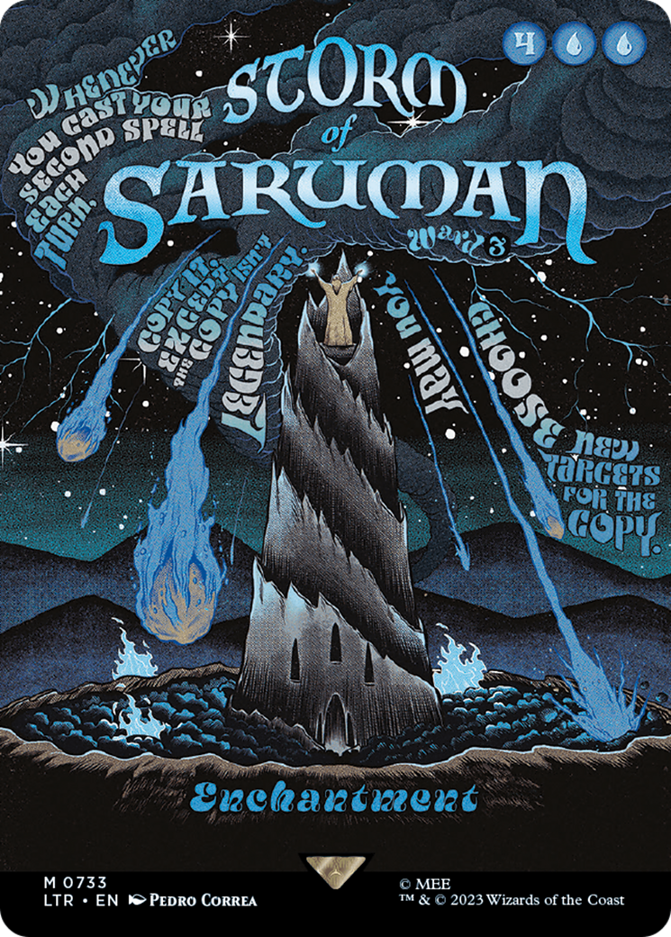 Storm of Saruman (Borderless Poster) [The Lord of the Rings: Tales of Middle-Earth] | Eastridge Sports Cards & Games