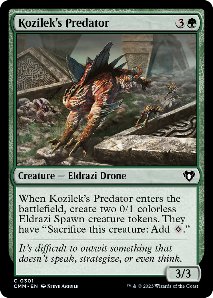 Kozilek's Predator [Commander Masters] | Eastridge Sports Cards & Games