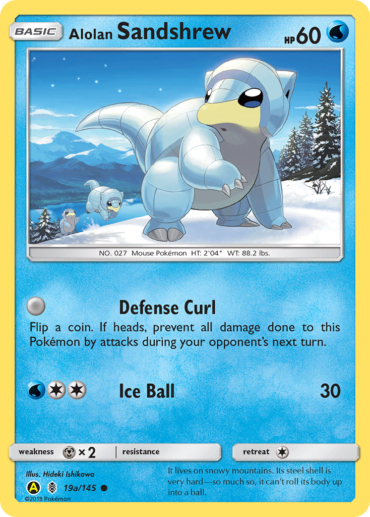 Alolan Sandshrew (19a/145) [Alternate Art Promos] | Eastridge Sports Cards & Games