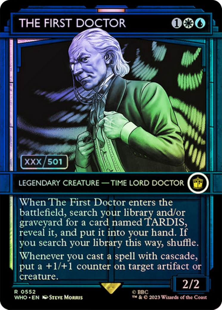 The First Doctor (Serial Numbered) [Doctor Who] | Eastridge Sports Cards & Games