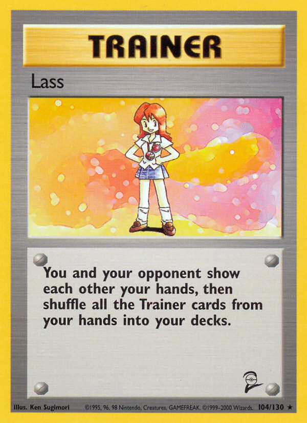 Lass (104/130) [Base Set 2] | Eastridge Sports Cards & Games