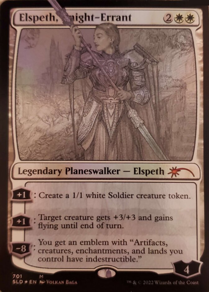 Elspeth, Knight-Errant (Sketch) [Secret Lair Drop Promos] | Eastridge Sports Cards & Games