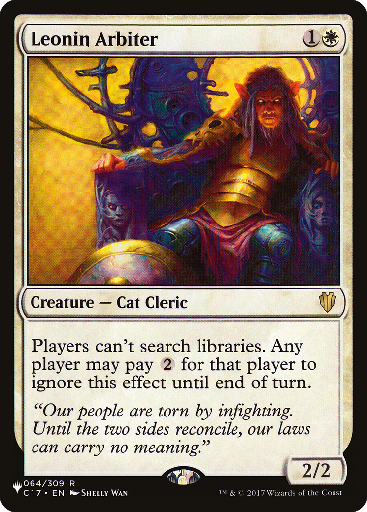 Leonin Arbiter [The List] | Eastridge Sports Cards & Games