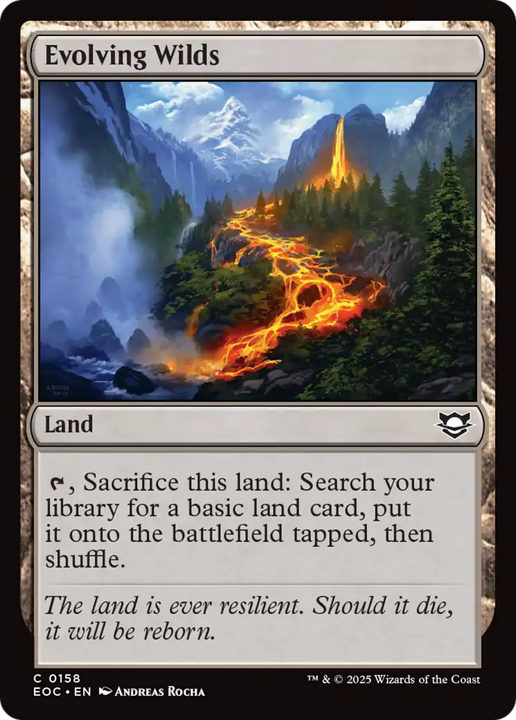 Evolving Wilds [Edge of Eternities Commander] | Eastridge Sports Cards & Games