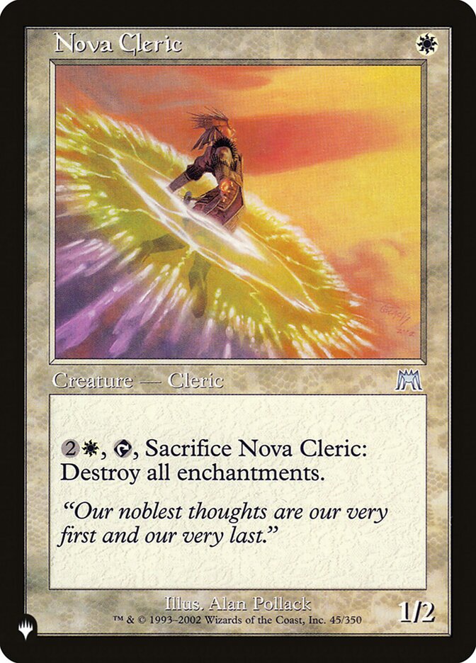 Nova Cleric [The List] | Eastridge Sports Cards & Games