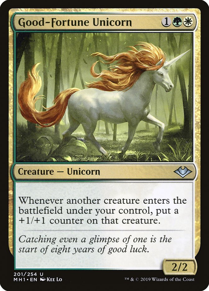 Good-Fortune Unicorn [Modern Horizons] | Eastridge Sports Cards & Games