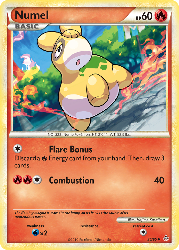 Numel (35/95) [HeartGold & SoulSilver: Unleashed] | Eastridge Sports Cards & Games