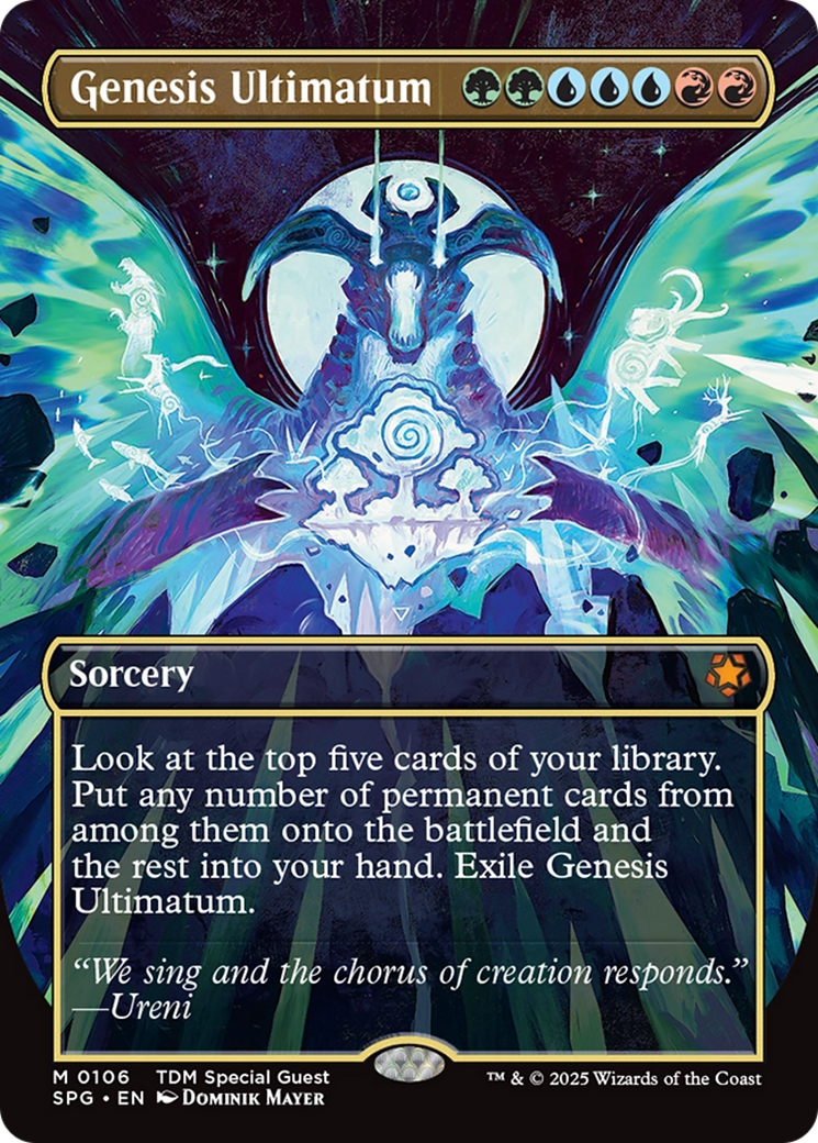 Genesis Ultimatum (Borderless) [Tarkir: Dragonstorm Special Guests] | Eastridge Sports Cards & Games