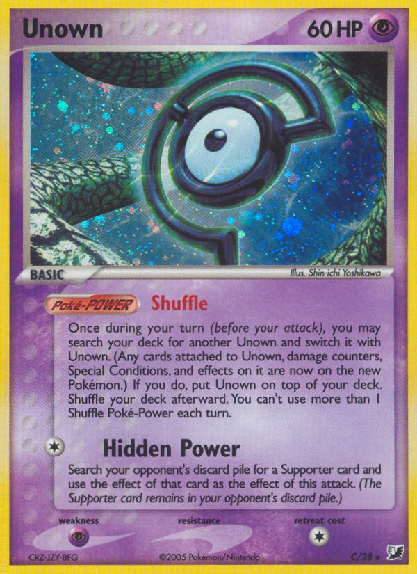 Unown (C) (C/28) [EX: Unseen Forces] | Eastridge Sports Cards & Games