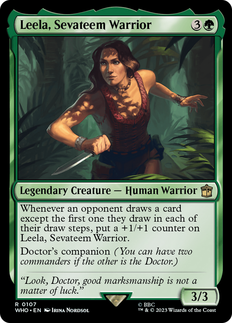 Leela, Sevateem Warrior [Doctor Who] | Eastridge Sports Cards & Games