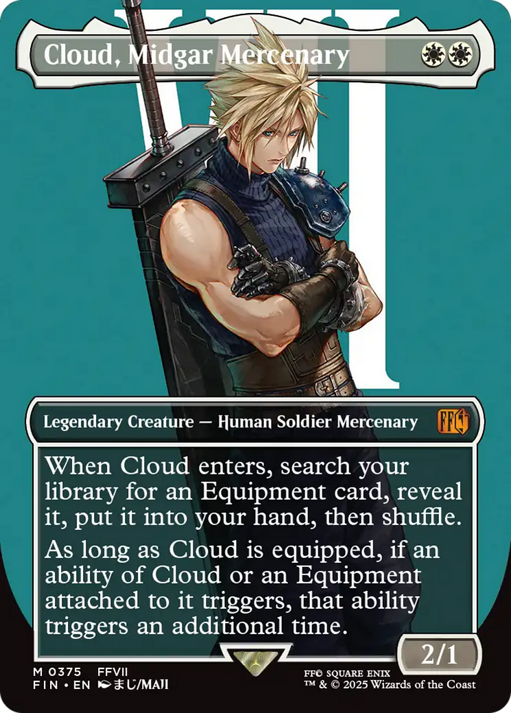 Cloud, Midgar Mercenary (Borderless) [FINAL FANTASY] | Eastridge Sports Cards & Games