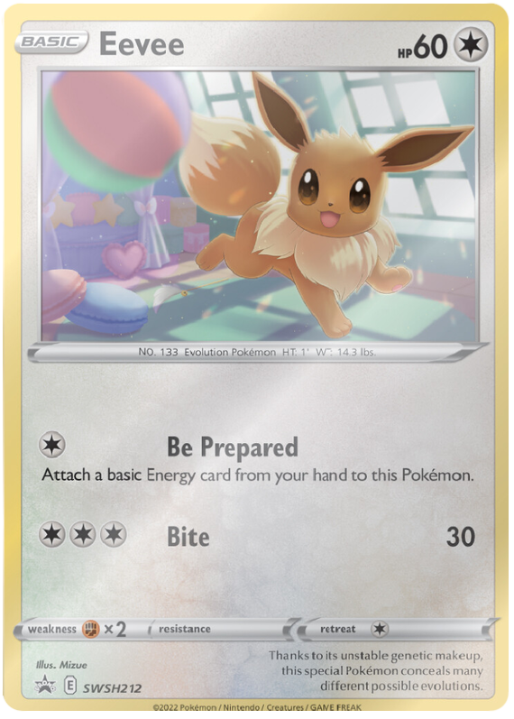 Eevee (SWSH212) [Sword & Shield: Black Star Promos] | Eastridge Sports Cards & Games