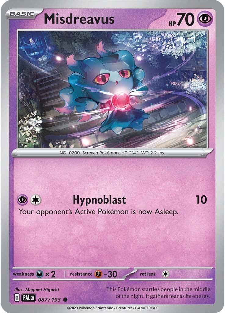 Misdreavus (087/193) [Scarlet & Violet: Paldea Evolved] | Eastridge Sports Cards & Games