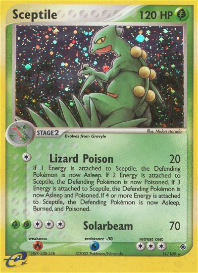 Sceptile (11/109) [EX: Ruby & Sapphire] | Eastridge Sports Cards & Games