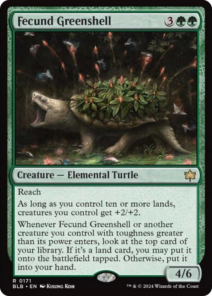 Fecund Greenshell [Bloomburrow] | Eastridge Sports Cards & Games