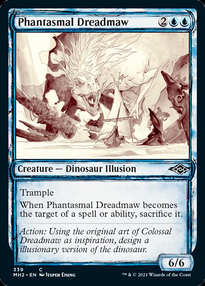 Phantasmal Dreadmaw (Sketch) [Modern Horizons 2] | Eastridge Sports Cards & Games