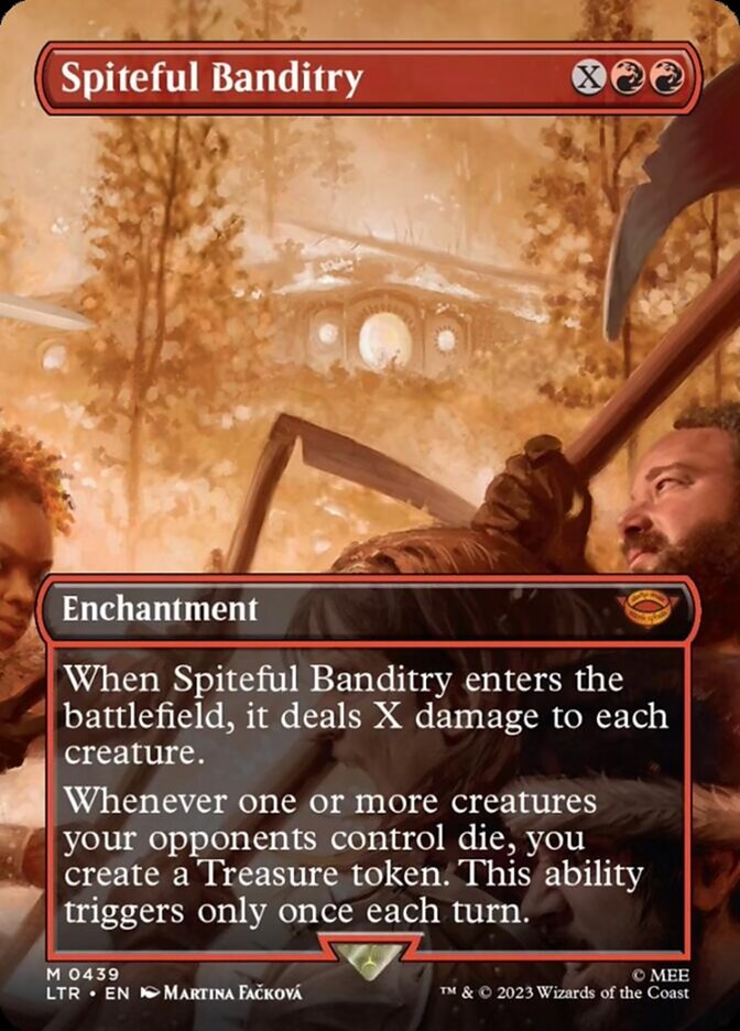 Spiteful Banditry (Borderless Alternate Art) [The Lord of the Rings: Tales of Middle-Earth] | Eastridge Sports Cards & Games