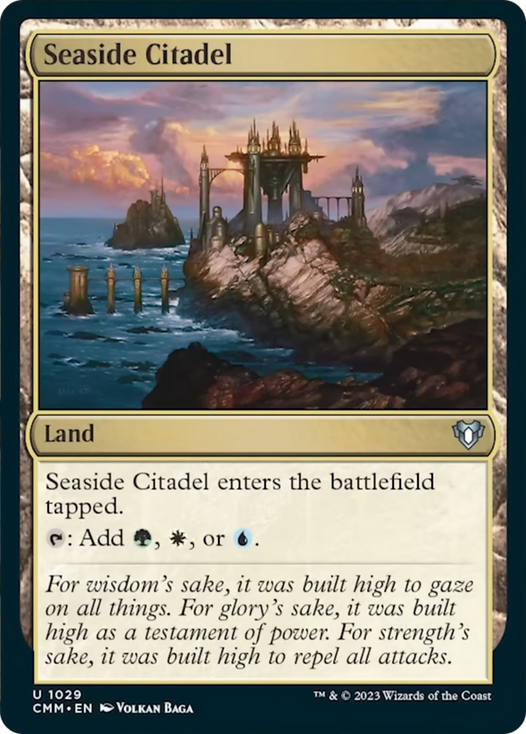 Seaside Citadel [Commander Masters] | Eastridge Sports Cards & Games