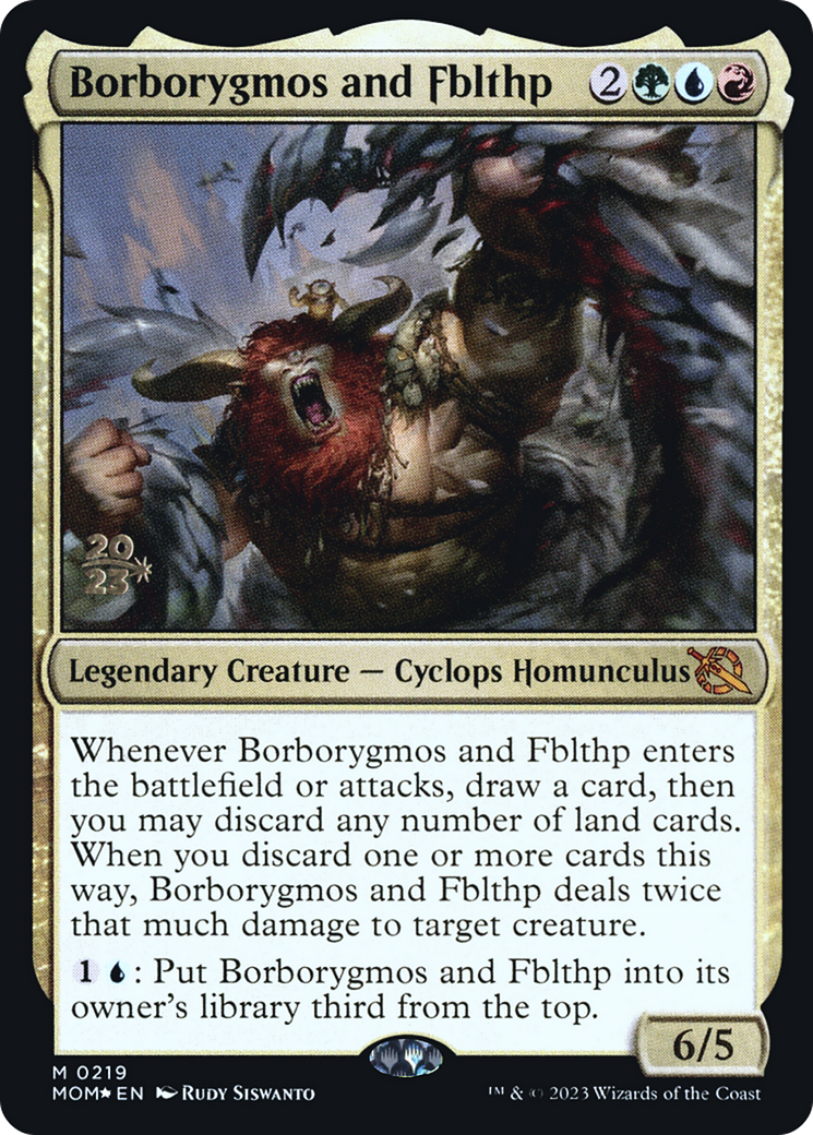 Borborygmos and Fblthp [March of the Machine Prerelease Promos] | Eastridge Sports Cards & Games