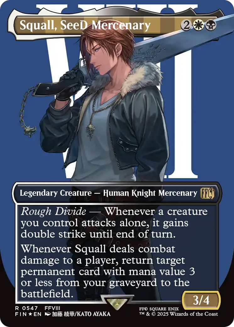 Squall, SeeD Mercenary (Borderless) (Surge Foil) [FINAL FANTASY] | Eastridge Sports Cards & Games