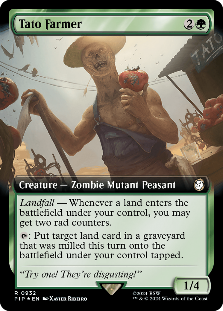 Tato Farmer (Extended Art) (Surge Foil) [Fallout] | Eastridge Sports Cards & Games