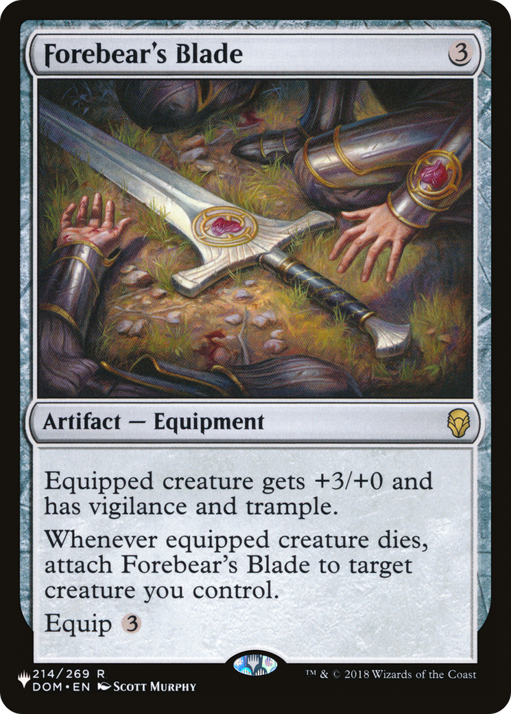 Forebear's Blade [The List] | Eastridge Sports Cards & Games