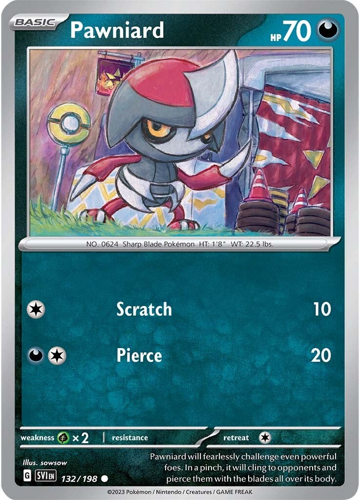 Pawniard (132/198) [Scarlet & Violet: Base Set] | Eastridge Sports Cards & Games