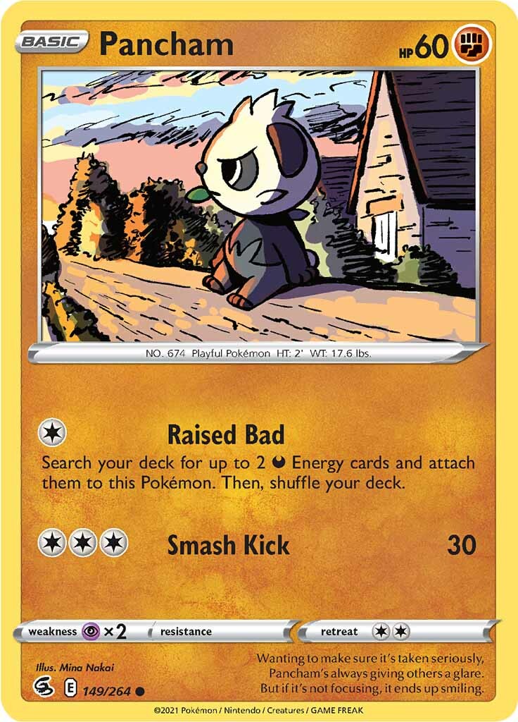 Pancham (149/264) [Sword & Shield: Fusion Strike] | Eastridge Sports Cards & Games