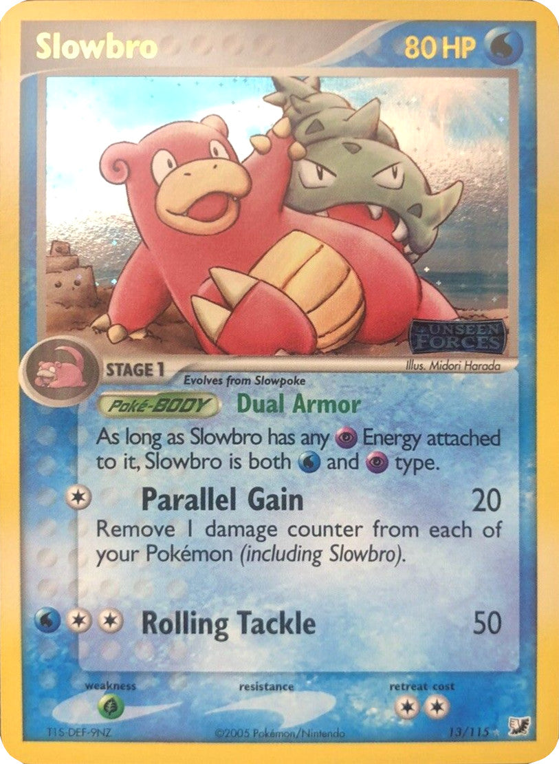 Slowbro (13/115) (Stamped) [EX: Unseen Forces] | Eastridge Sports Cards & Games