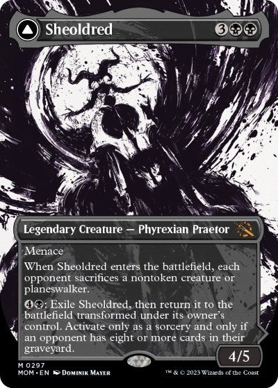 Sheoldred // The True Scriptures (Showcase Planar Booster Fun) [March of the Machine] | Eastridge Sports Cards & Games