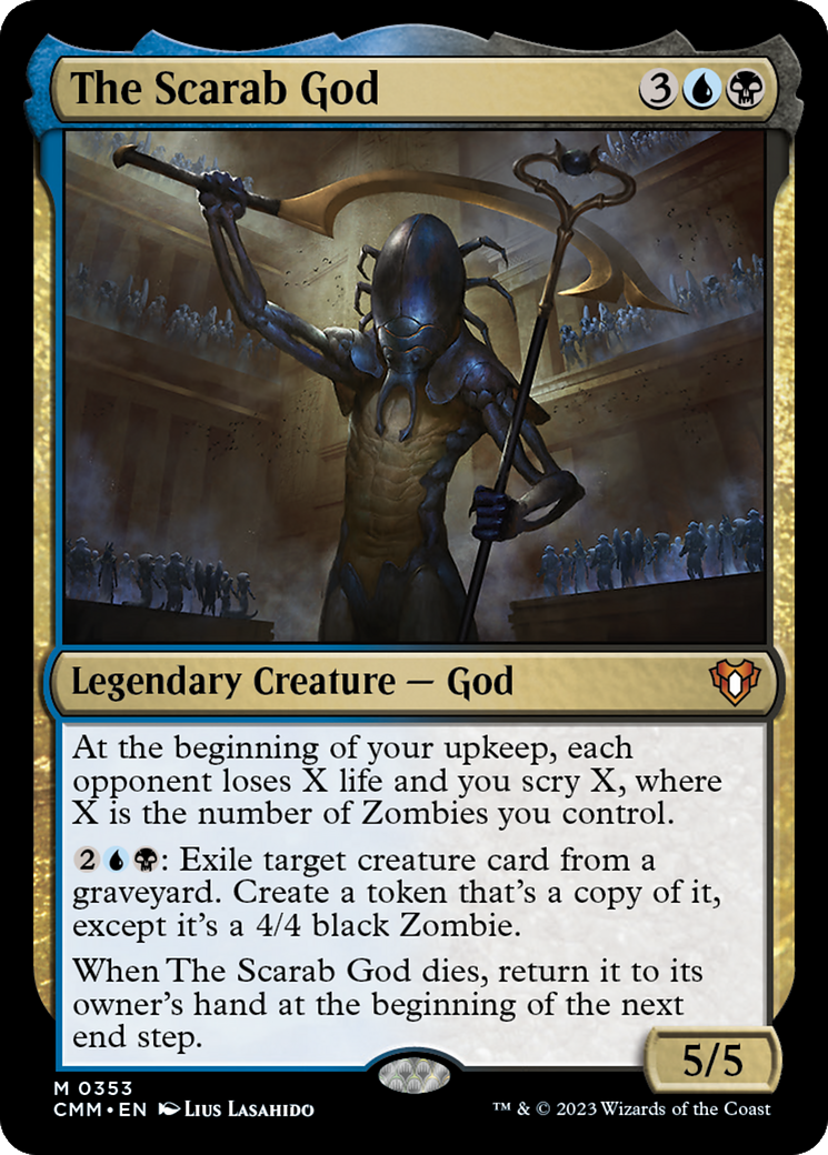 The Scarab God [Commander Masters] | Eastridge Sports Cards & Games