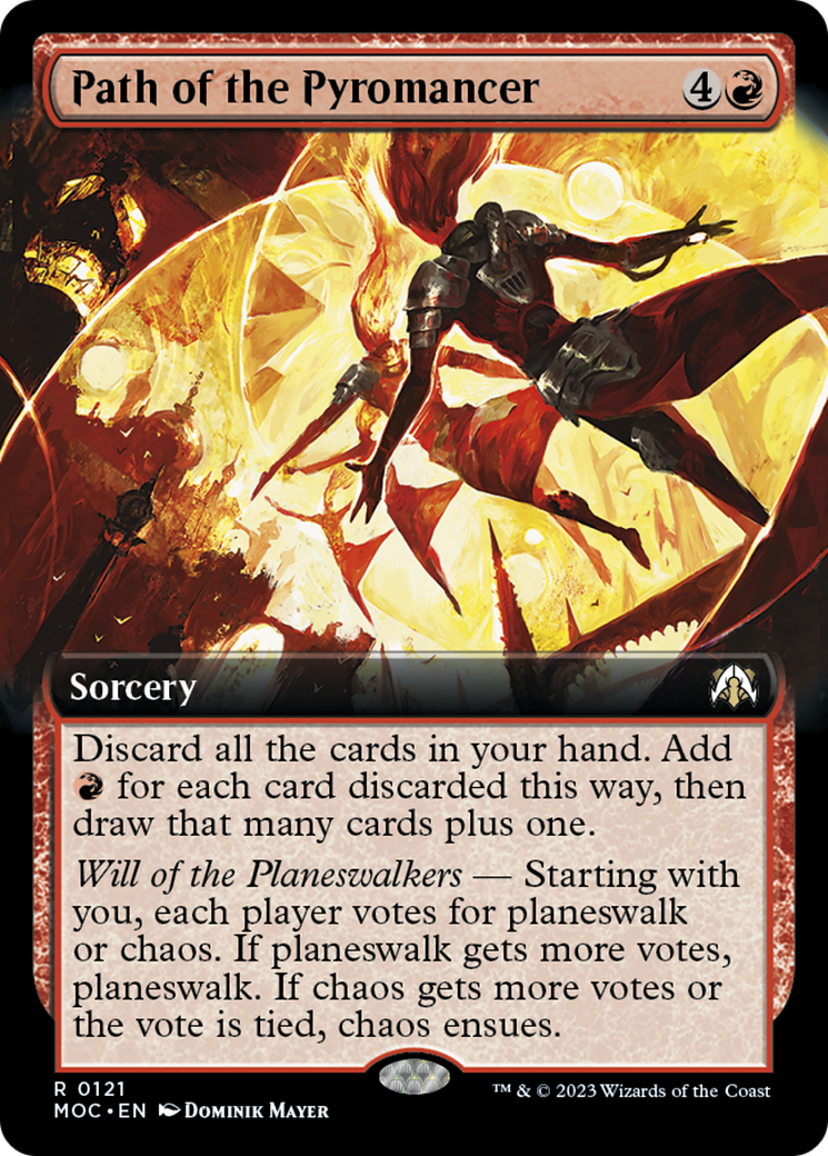 Path of the Pyromancer (Extended Art) [March of the Machine Commander] | Eastridge Sports Cards & Games