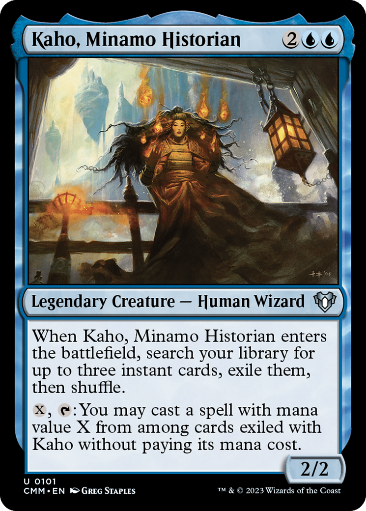 Kaho, Minamo Historian [Commander Masters] | Eastridge Sports Cards & Games