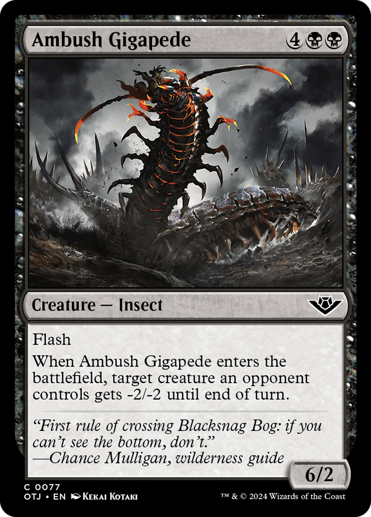 Ambush Gigapede [Outlaws of Thunder Junction] | Eastridge Sports Cards & Games