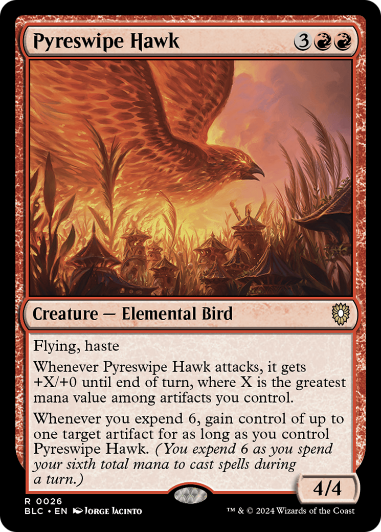 Pyreswipe Hawk [Bloomburrow Commander] | Eastridge Sports Cards & Games