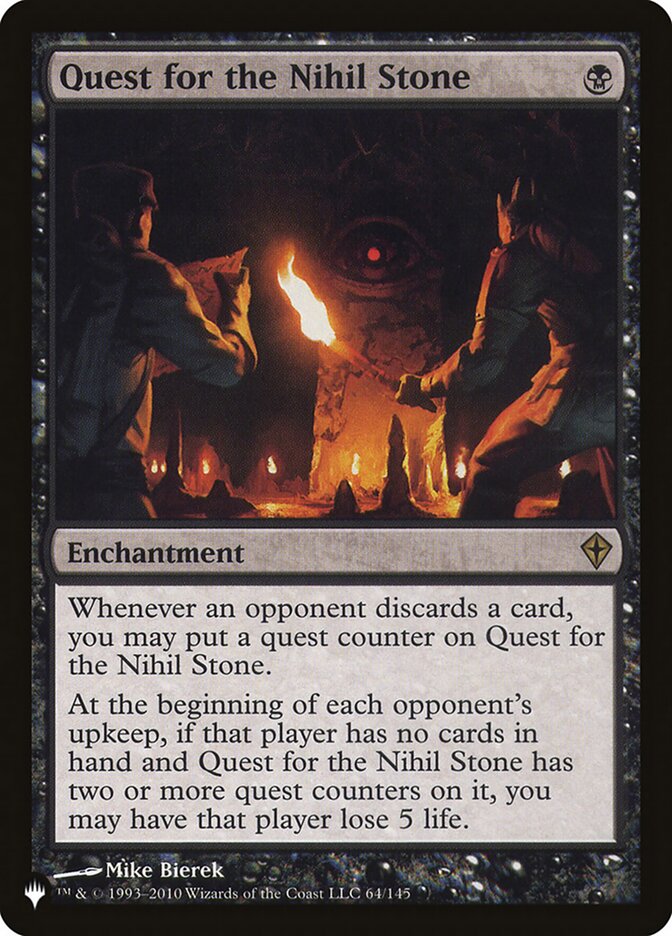 Quest for the Nihil Stone [The List] | Eastridge Sports Cards & Games