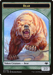 Zombie (007) // Bear (011) Double-Sided Token [Modern Horizons Tokens] | Eastridge Sports Cards & Games