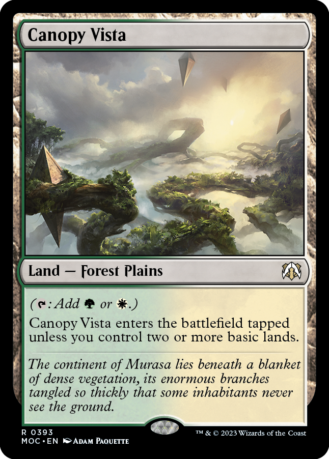 Canopy Vista [March of the Machine Commander] | Eastridge Sports Cards & Games