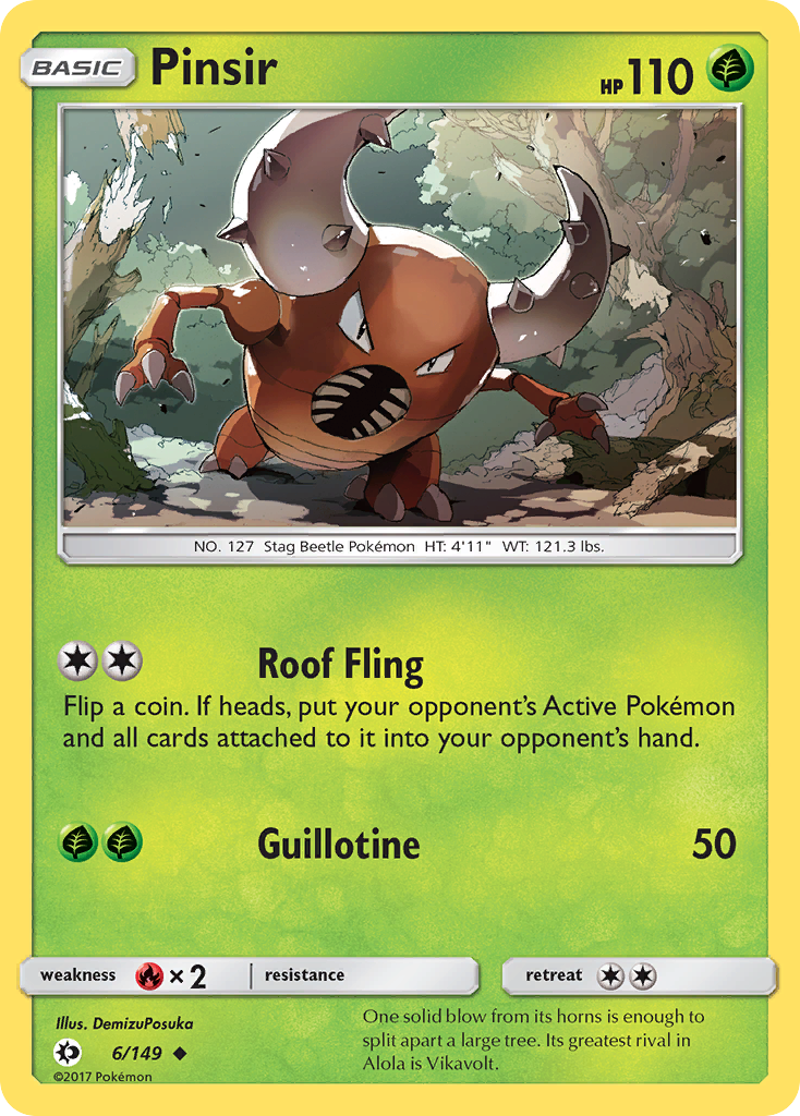 Pinsir (6/149) [Sun & Moon: Base Set] | Eastridge Sports Cards & Games