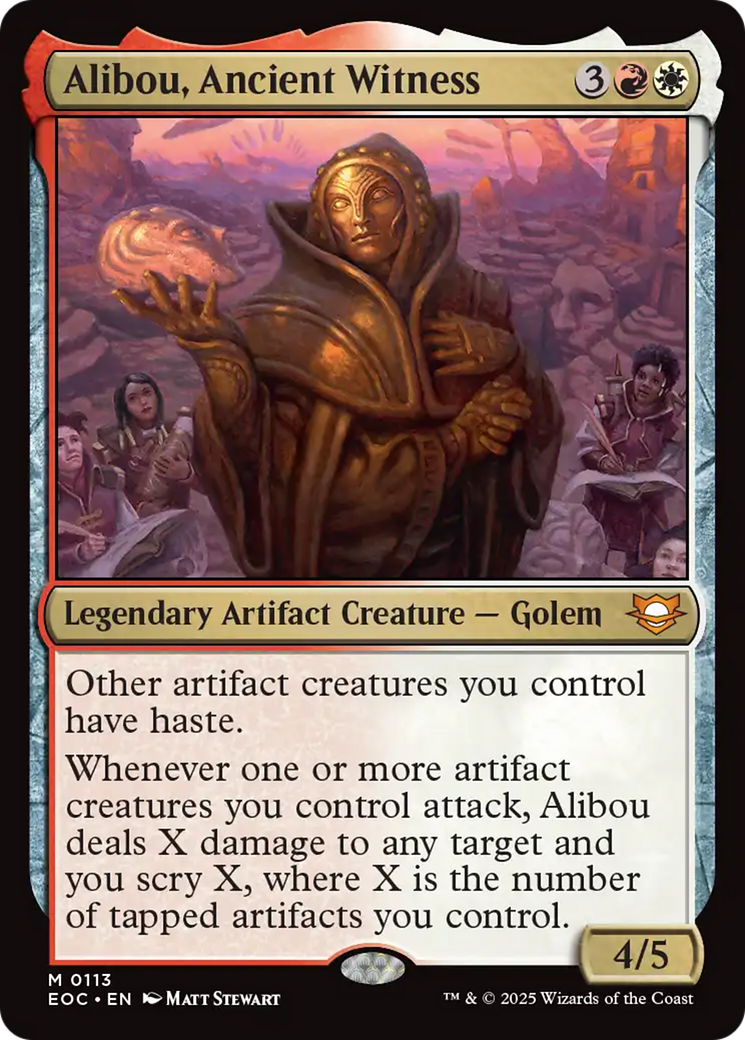 Alibou, Ancient Witness [Edge of Eternities Commander] | Eastridge Sports Cards & Games