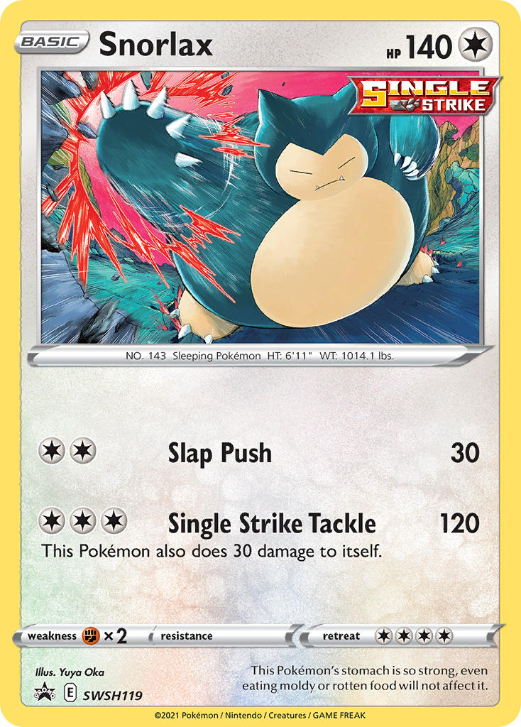 Snorlax (SWSH119) [Sword & Shield: Black Star Promos] | Eastridge Sports Cards & Games