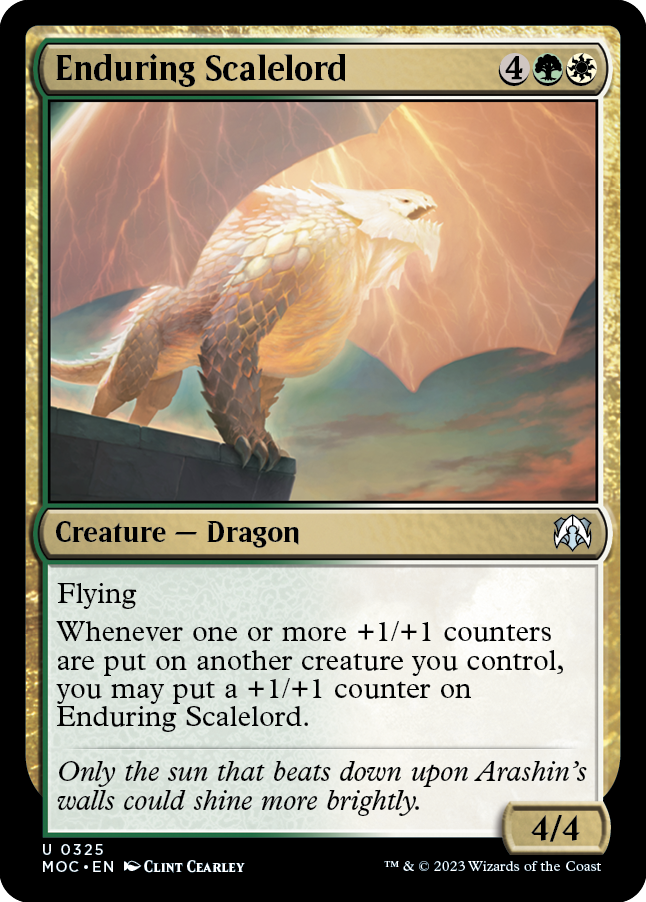 Enduring Scalelord [March of the Machine Commander] | Eastridge Sports Cards & Games