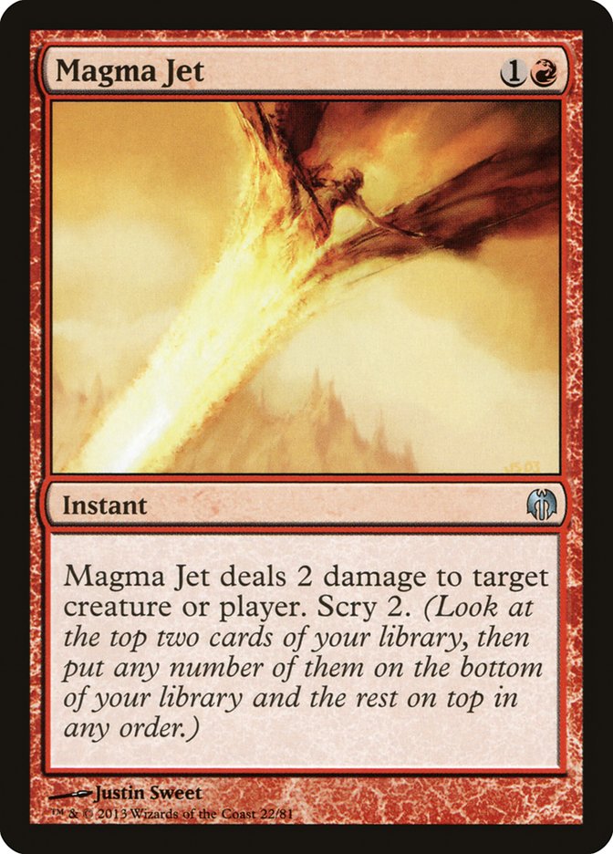 Magma Jet [Duel Decks: Heroes vs. Monsters] | Eastridge Sports Cards & Games