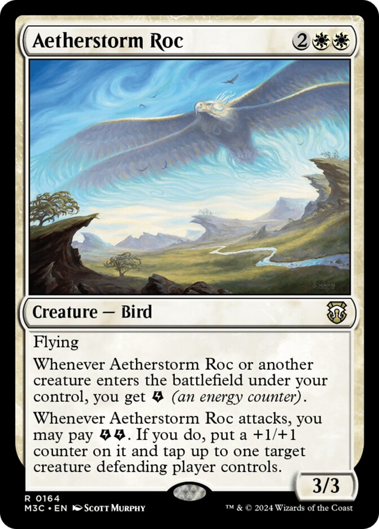 Aetherstorm Roc (Ripple Foil) [Modern Horizons 3 Commander] | Eastridge Sports Cards & Games