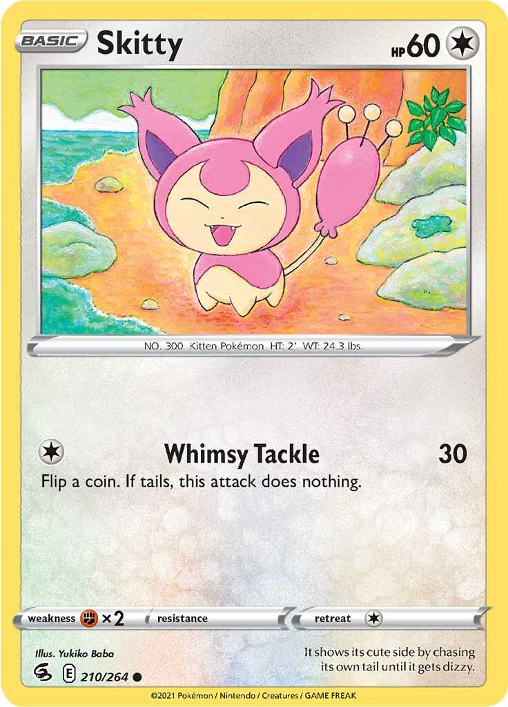 Skitty (210/264) [Sword & Shield: Fusion Strike] | Eastridge Sports Cards & Games