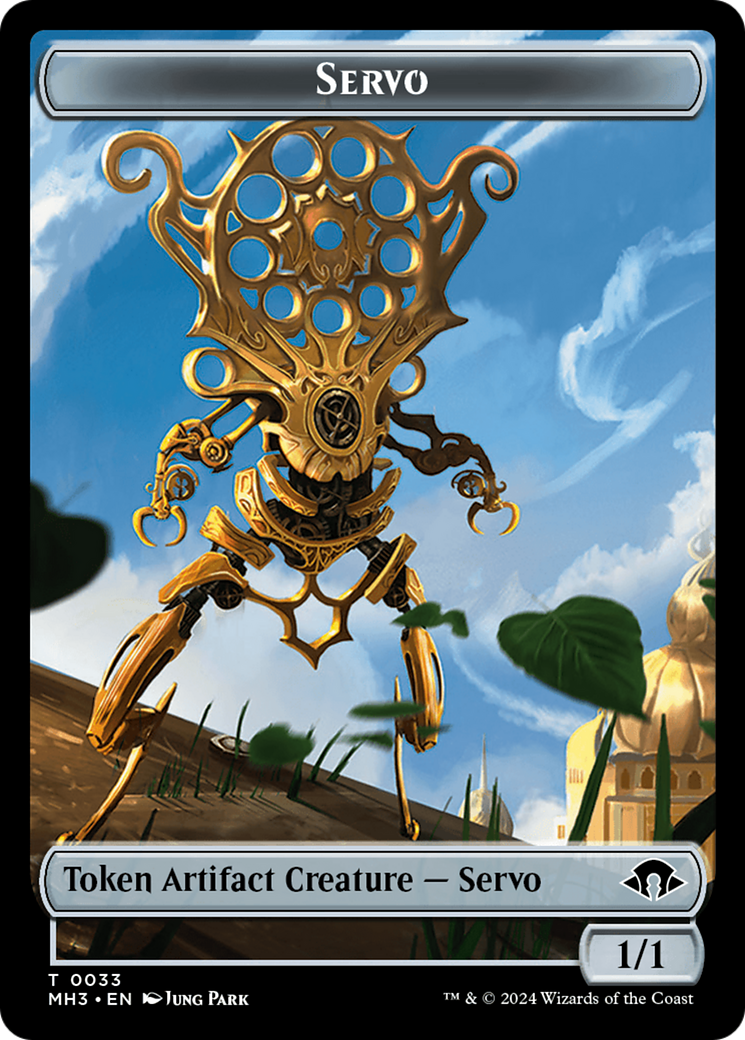 Servo // Spirit (0008) Double-Sided Token [Modern Horizons 3 Tokens] | Eastridge Sports Cards & Games