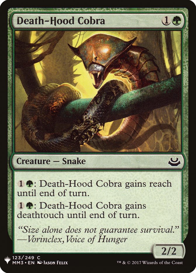 Death-Hood Cobra [Mystery Booster] | Eastridge Sports Cards & Games