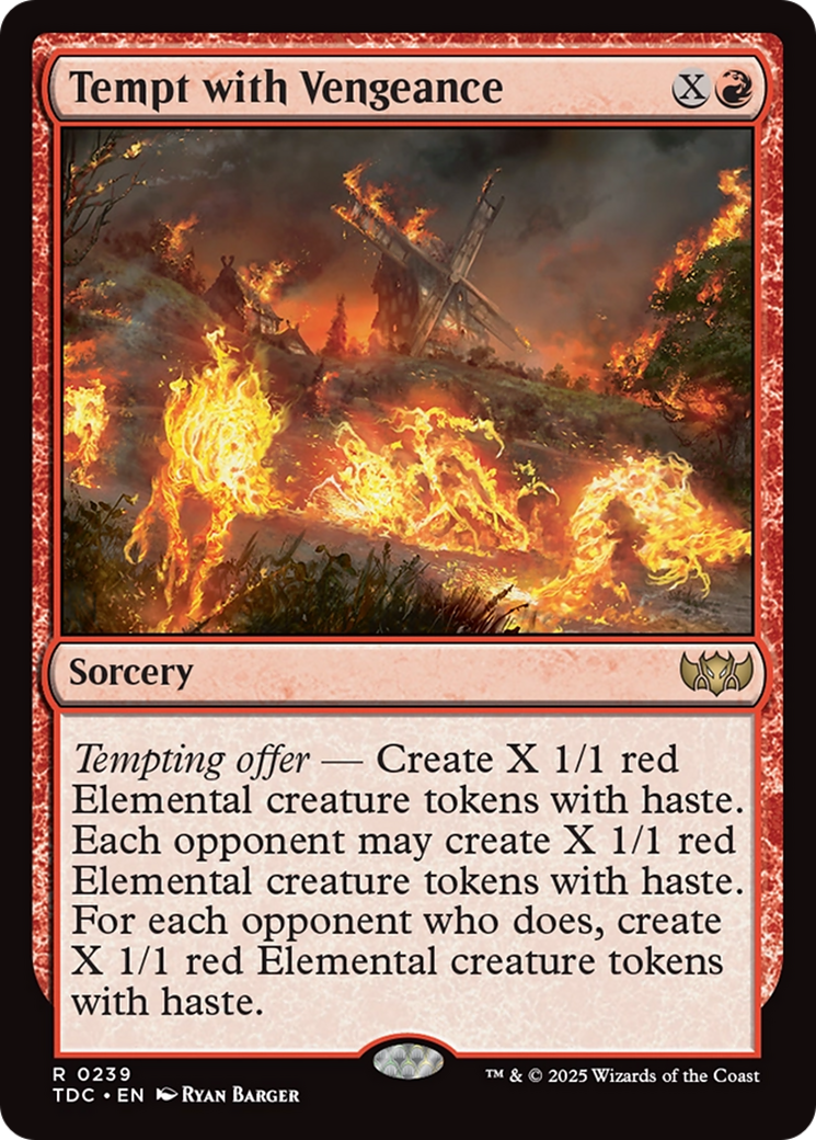 Tempt with Vengeance [Tarkir: Dragonstorm Commander] | Eastridge Sports Cards & Games