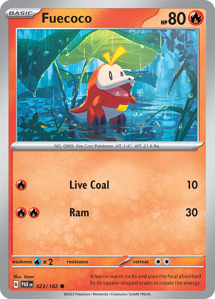 Fuecoco (023/182) [Scarlet & Violet: Paradox Rift] | Eastridge Sports Cards & Games