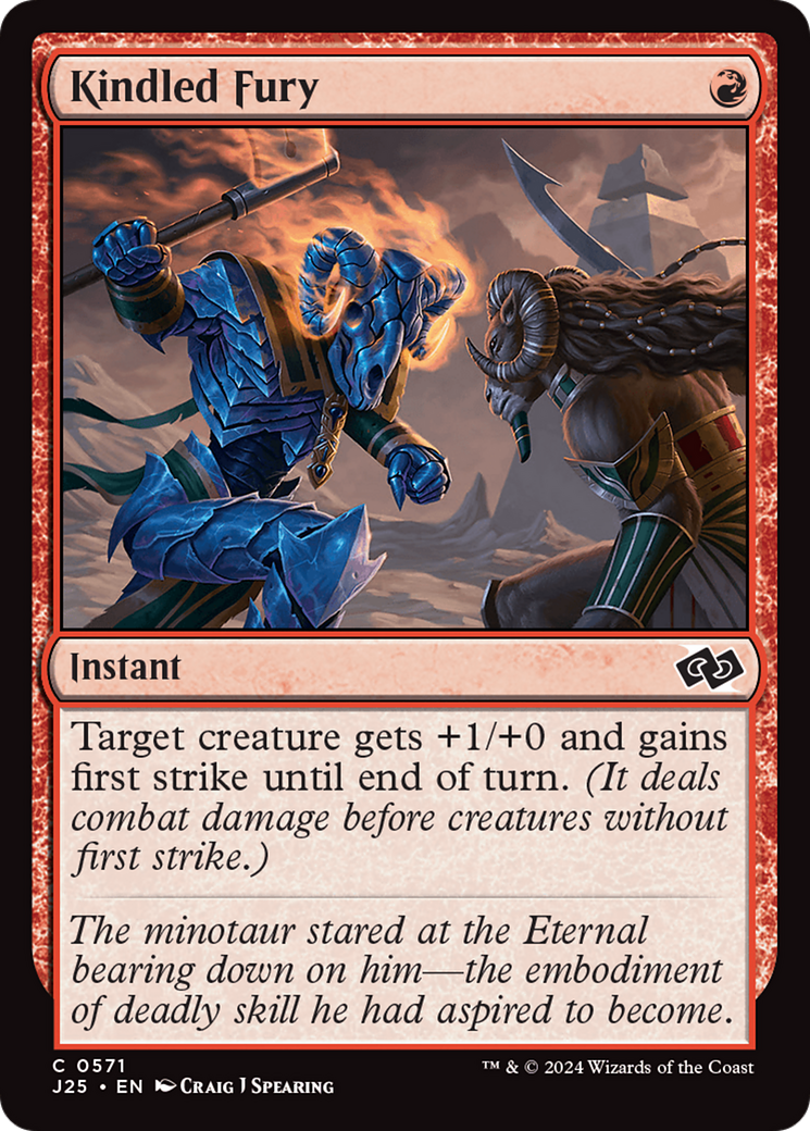 Kindled Fury [Foundations Jumpstart] | Eastridge Sports Cards & Games